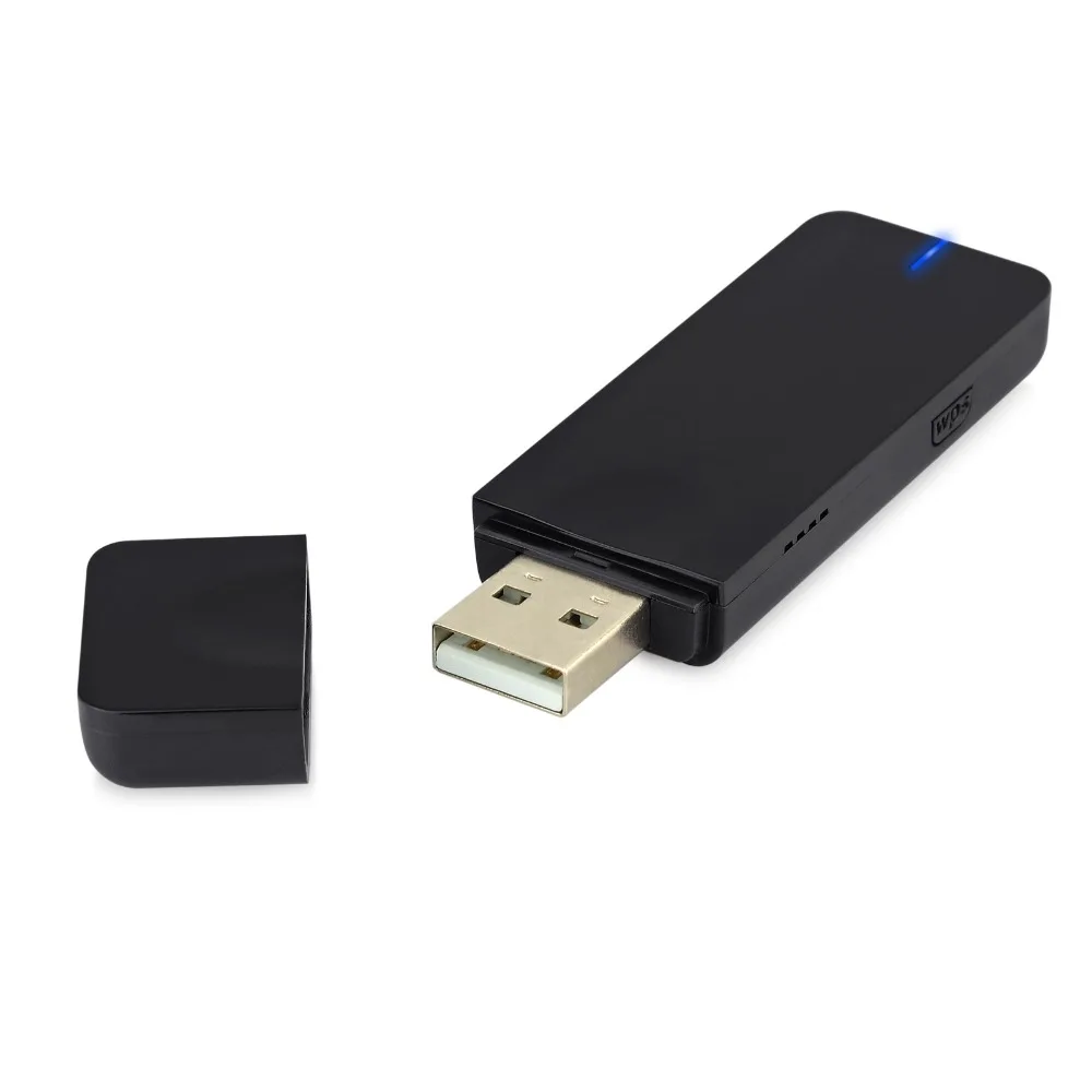 Proster для двухдиапазонного 2,4 ГГц 5 ГГц беспроводной N USB адаптер Wi-Fi 300 Мбит/с 802,11 a/b/g/n