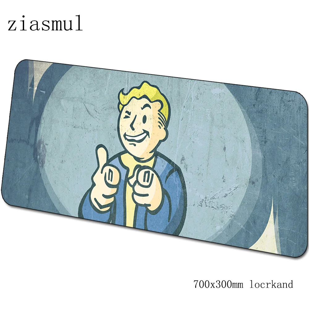 Fallout коврик для мышки с аниме xl компьютерный коврик 700x300x3 мм игровой коврик большой натуральный каучук padmouse клавиатура игры ПК геймер стол - Цвет: pattern 8