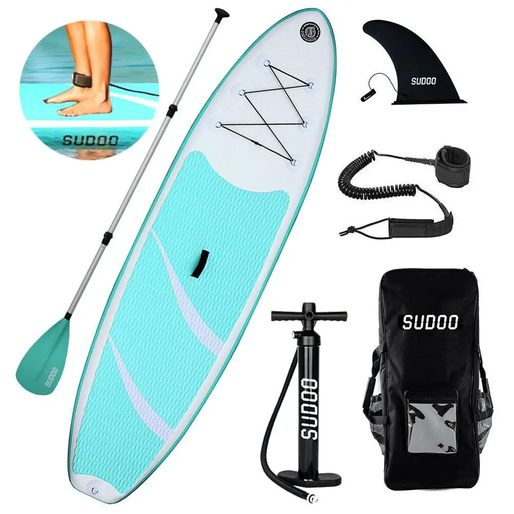 

SUP Paddle Board 6" Thick Stand Up Paddle Surfing Board Water Sport Sup Board With Foot Safety Rope 3 Fins Inflatable Surfboard