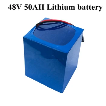

Customized Rechargeable 48v 50ah Li Ion Battery Pack Lithium Battery for 1500w Electric Bike Scooter Electric Motor+5A Charger