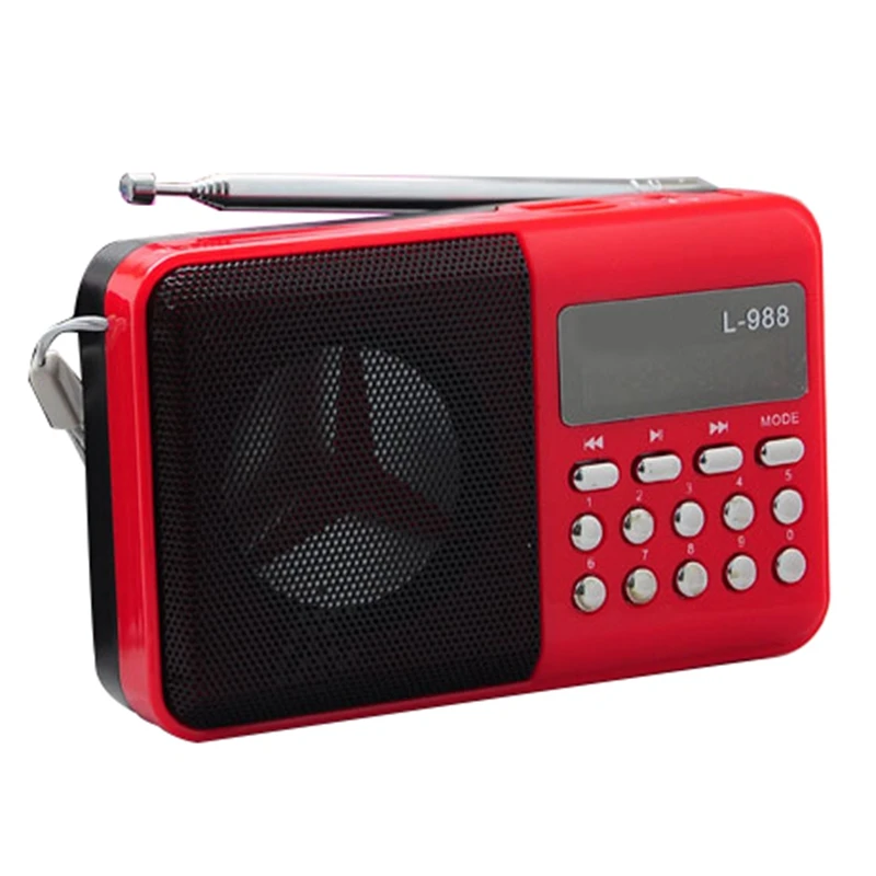 L-988 Hifi динамик Micro-Usb мини-динамик музыкальный плеер аудио динамик музыкальный динамик s с fm-радио mp3-плеер