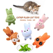 

Teeth Grinding Catnip Toys Funny Interactive Plush Cat Toy Pet Kitten Chewing Vocal Toy Claws Thumb Bite Cat Mint For Cats