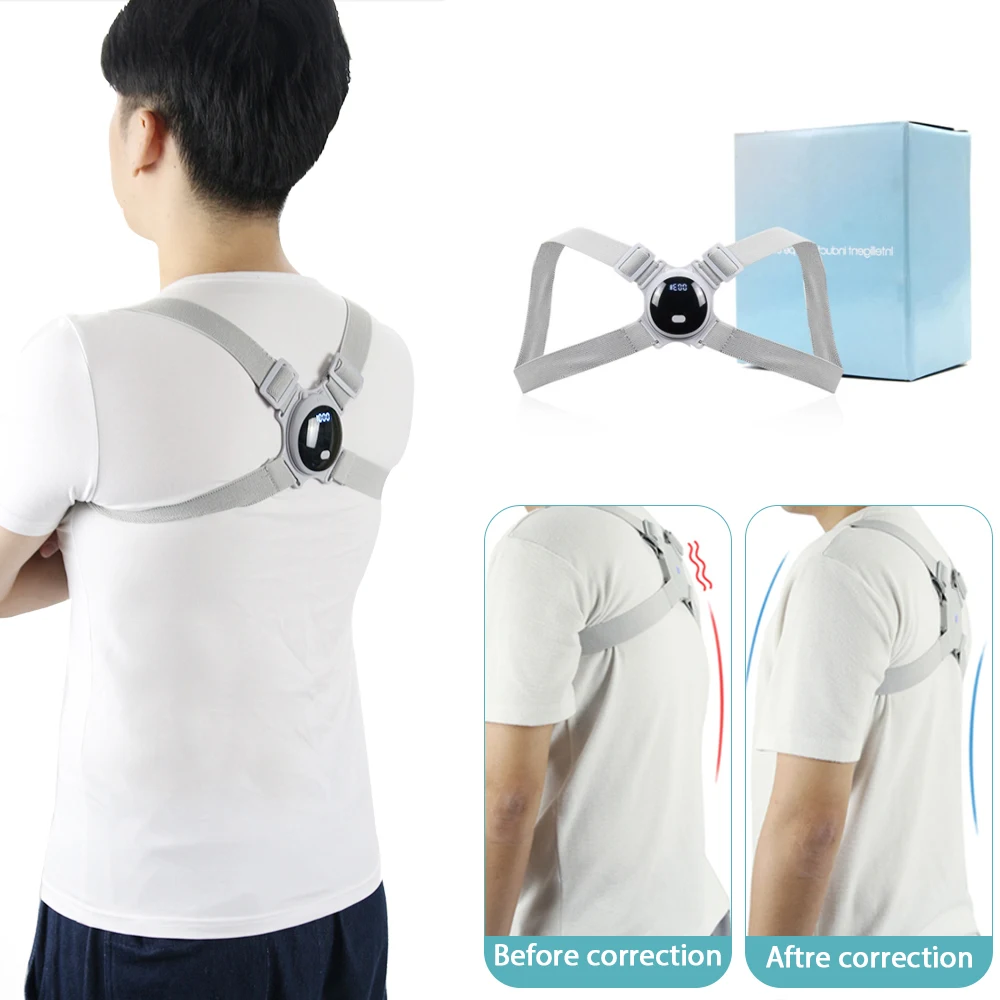 Best Offers Brace-Support-Belt Correction Shoulder-Training-Belt Spine-Back Posture Intelligent Aptoco 85ZOengdG