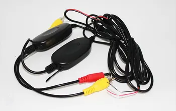 

2.4ghz Wireless RCA Video Transmitter Receiver Kit for Car DVD Monitor GPS Rear View CCD Cam Reverse Backup Camera Cam