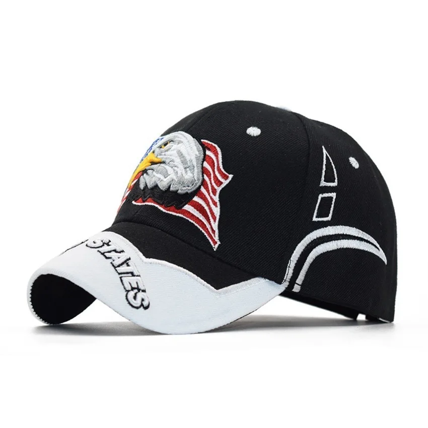 XPeople 3D шляпа c вышивкой, для отца Патриотический американский флаг с орлом регулируемая бейсболка классическая бейсболка