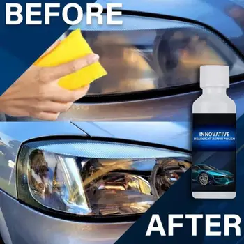 

20ML Car Headlight Repair Renovation Tool Lamp Polishing Agent Cleaning Rag Sandpaper Kit Universal Auto Care Tools