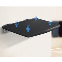 Прочная алюминиевая складная душевая скамейка, настенное крепление для ванной комнаты