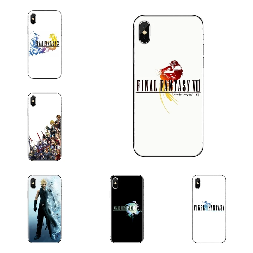 For Xiaomi Redmi 4 3 3S Pro Mi3 Mi4 Mi4i Mi4C Mi5 Mi5S Mi Max Note 2 final fantasy logo Soft Transparent Shell Covers |