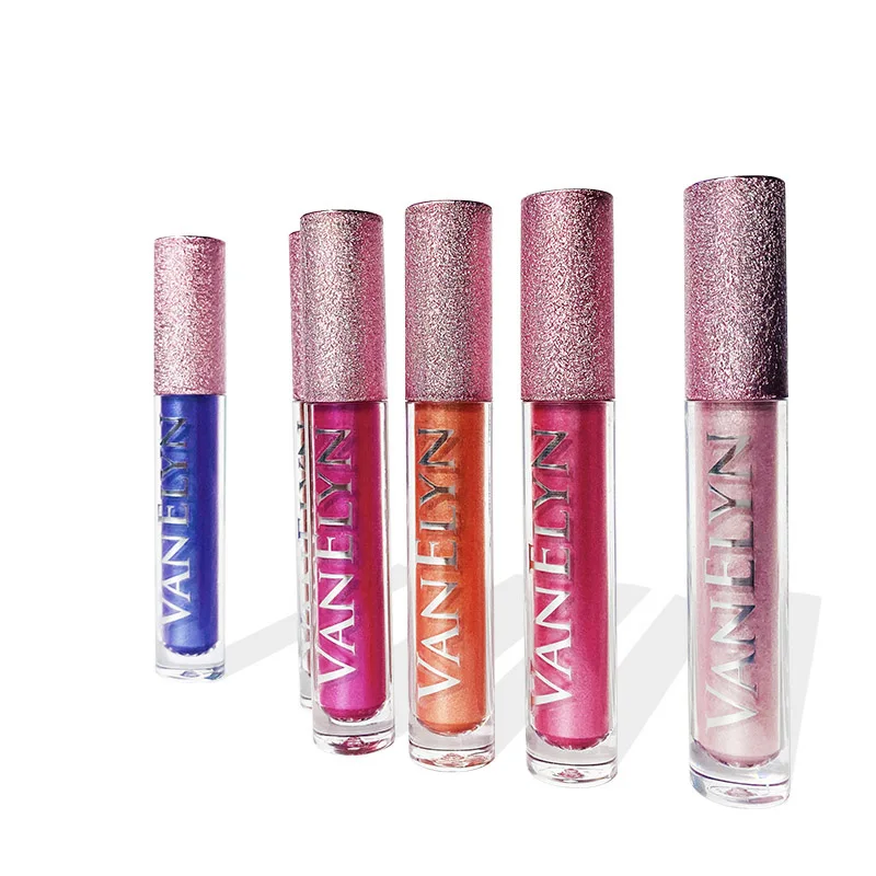 1Pc Shiny Lip Gloss Lip Topper Highlighter Shadow Non-sticky Reflective Duo-chromatic Electric Shimmer Glittery Lip Topper 1Pc Shiny Lip Gloss Lip Topper Highlighter Shadow Non-sticky Reflective Duo-chromatic Electric Shimmer Glittery Lip Topper