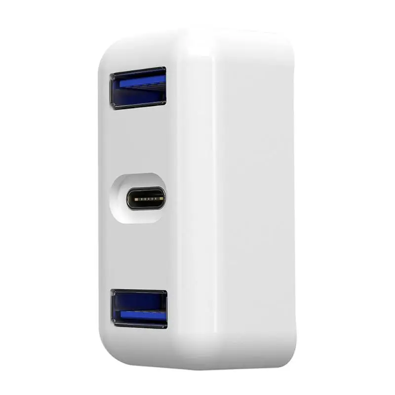29 Вт USB C адаптер питания сплиттер двойной USB 2,0/3,0 PD концентратор 2 x USB 3,0 1 x type-c для Apple Macbook Pro стикер