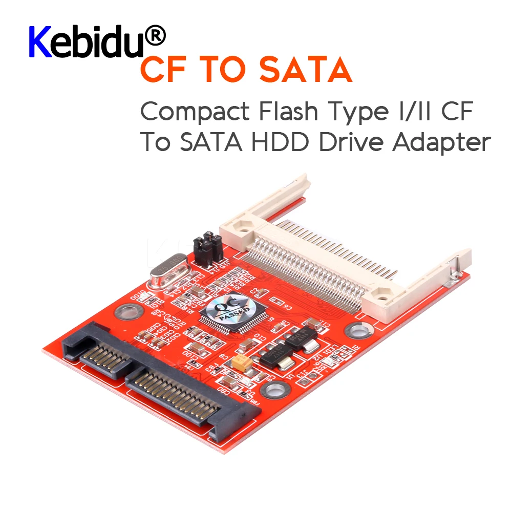 CF To Sata Converter CF Compact Flash Memory Card To 2.5 SATA 22Pin