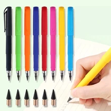 Crayon magique effaçable, 10 couleurs, écriture illimitée, HB, sans encre, pour peinture artistique, dessin, fournitures scolaires et de bureau 