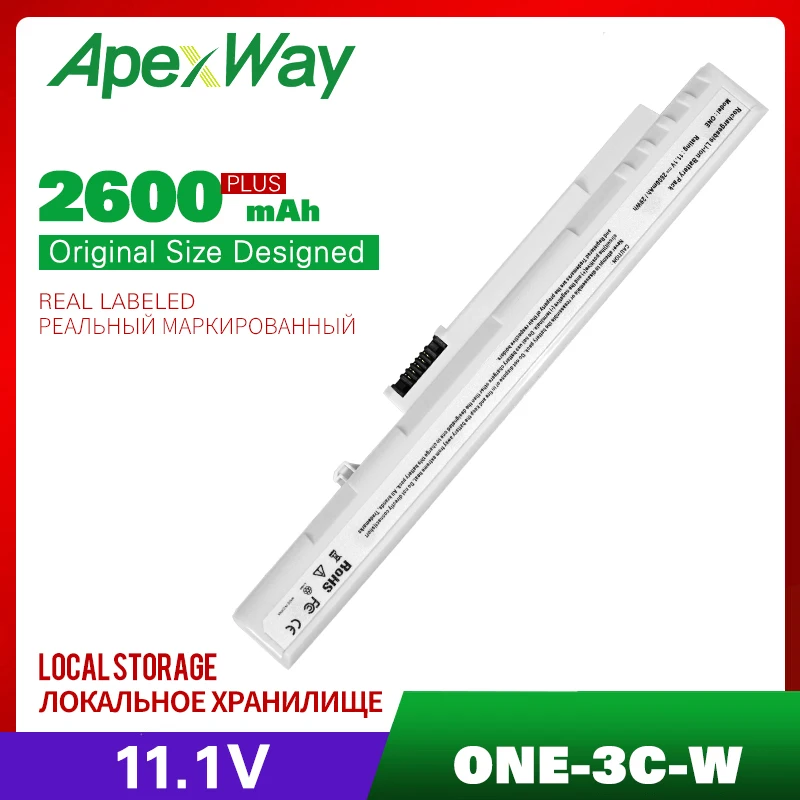 200 мАч белый Батарея для acer Aspire One LC. BTP00.045 UM08A51 UM08A71 UM08A73 10,1 "571 8,9" A150 A110 D210 D150 D250 A110-Ab