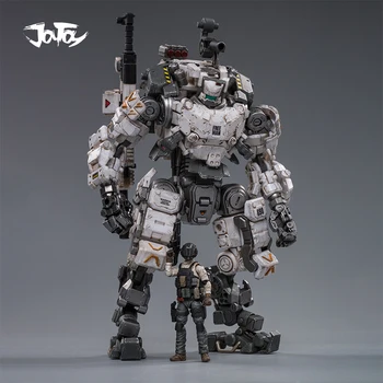 

(2pcs/lot)JOYTOY 1/25 action figure robot Military Steel Bone Armor Gray Mecha Collection model toys Christmas present gift