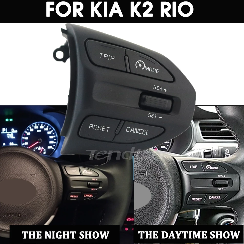 CAR For Kia K2 RIO 2017 2018 2019 2020 4 X LINE Cruise Control Button Switch Steering Wheel Buttons SUPERB | Автомобили и