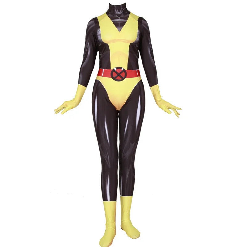 Фильм о супергероях X-men Shadowcat Catherine Anne Pryde костюм зентай для косплея боди костюм комбинезоны
