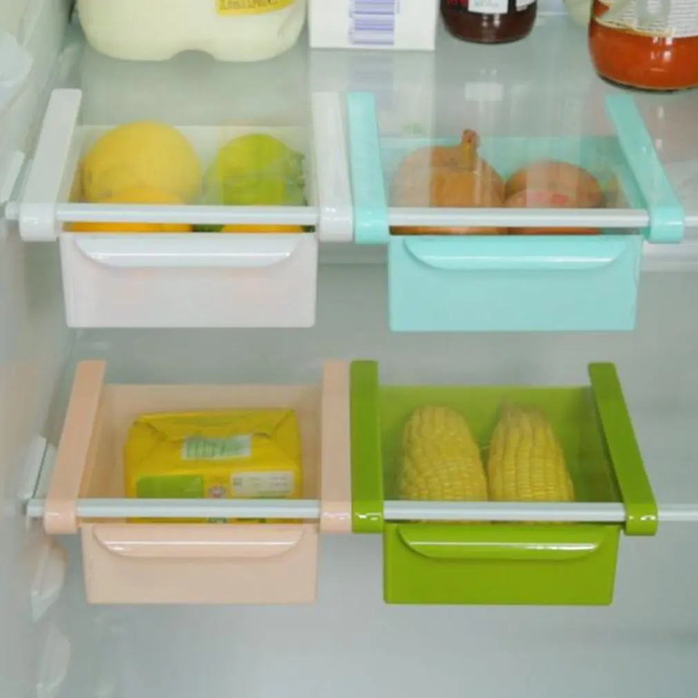 Pull-out Refrigerator Fresh Storage Storage Compartment Storage Consolidation Rack Storage Rack Storage Box Multi-function