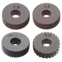 Cheap 2pcs Steel Wheel Diagonal Linear Knurl Wheels Knurling Knurler Tool 1.0/1.2/1.8/3.0mm Pitch Linear Pitch Knurl Set Cheap 2pcs Steel Wheel Diagonal Linear Knurl Wheels Knurling Knurler Tool 1.0/1.2/1.8/3.0mm Pitch Linear Pitch Knurl Set