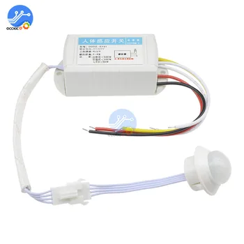 

220V Human Motion Body Infrared IR Sensor Switch for Smart Home Automatic Light Lamps Controller