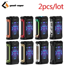 2 шт. Geekvape Aegis X box mod 200 Вт 2,0 как чипсет водонепроницаемый Vape Mod fit Cerberus Танк против ageis соло испаритель