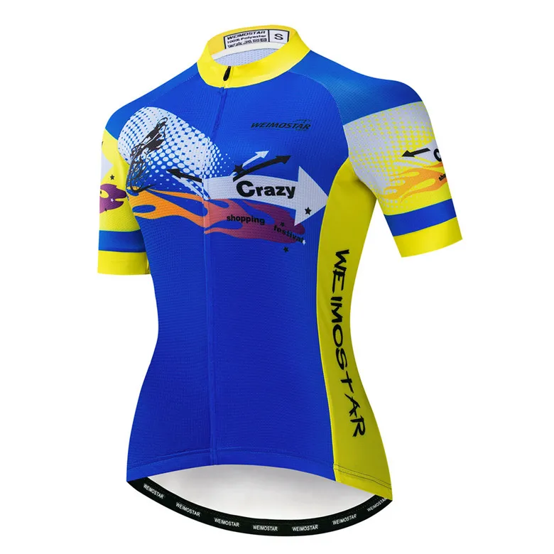 Велоспорт Джерси Женский велосипед MTB Топ Ropa Ciclismo Одежда для велосипедных гонок дорожный набор инструментов для велосипеда рубашка женская велосипедная блузка красочная красная - Цвет: 5803