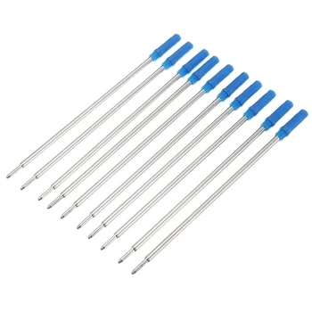 

10 Pcs Pen Refill Blue Black Ink Ballpoint Ball Point Pens Refills For High Quality Writing Wholesale Office New stationery