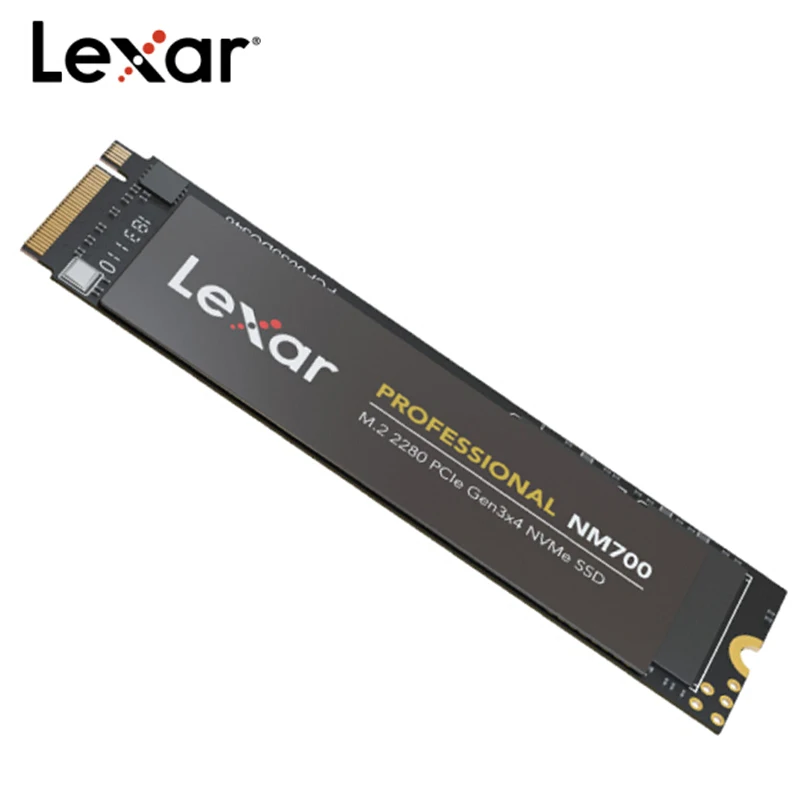 Твердотельный накопитель Lexar 256 ГБ SSD NVMe PCIe Gen3x4 NM700 M.2 2280 TLC HDD 512 1 ТБ Внутренний