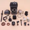 34mm Cylinder Piston Kit For Chinese 2500 25cc Fuel Oil Filter Hose Pipe Buffer Cap Seal Small Chainsaw 5