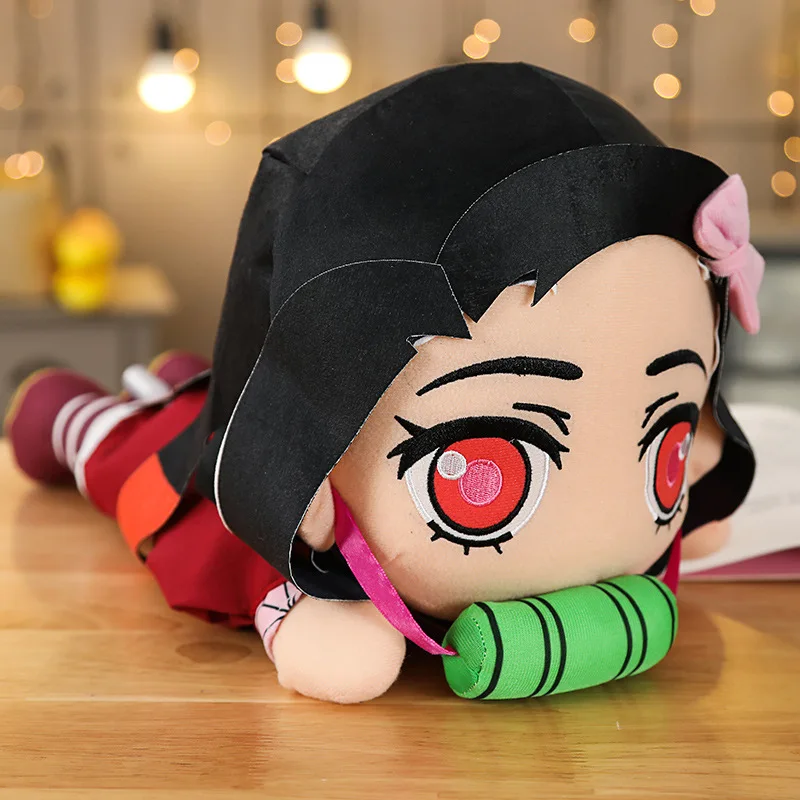 40 см Большой размер Demon Slayer: Kimetsu no Yaiba аниме плюшевая подушка плюшевая кукла-подушка Милые Мягкие Аниме Подарки для детей