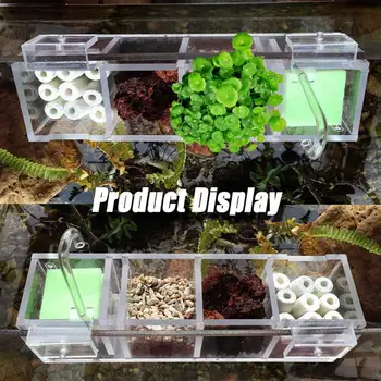 

New 3 in 1 Acrylic Aquarium External Filter Box Fish Tank Filter Box without Water Pump Increase Oxygen Water Filter Supplies