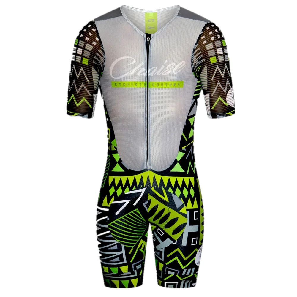 Traje de ciclismo para hombre, traje de triatlón, overol de bicicleta de  manga corta para bicicleta, equipo de ciclismo de verano con bolsillos  (color