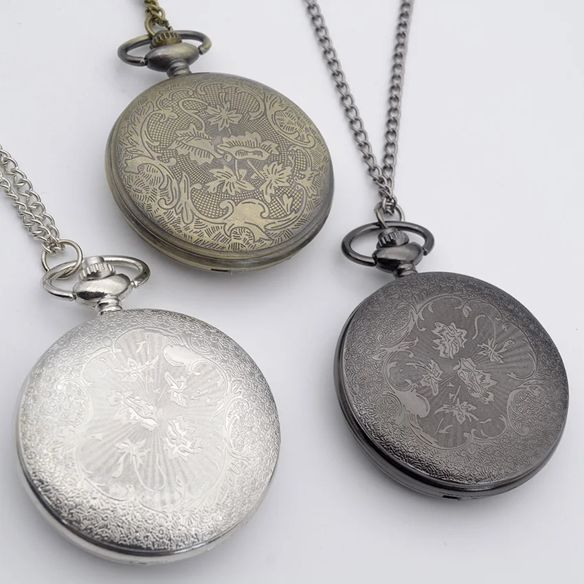 100 шт/партия Горячая старинные карманные часы с necklace ем Whlosale