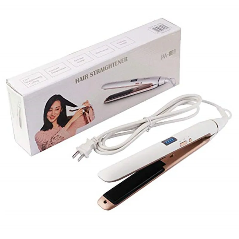 Светодиодный утюжок для выпрямления волос профессиональная плойка плоские железные щипцы планка для утюжки для волос щипцы для завивки Инструменты для укладки Styler