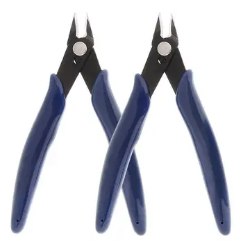 

2Pcs Flush Cutter Soft Wire Cutter 13.5CM Flush Cut Pliers