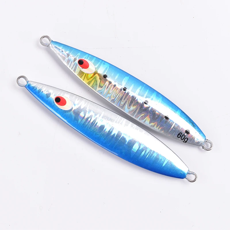 3pcs/lot 60g fishing metal lure jigging bait Hard bait spoon spinner fish tackle artifical wobbler JIG LURE