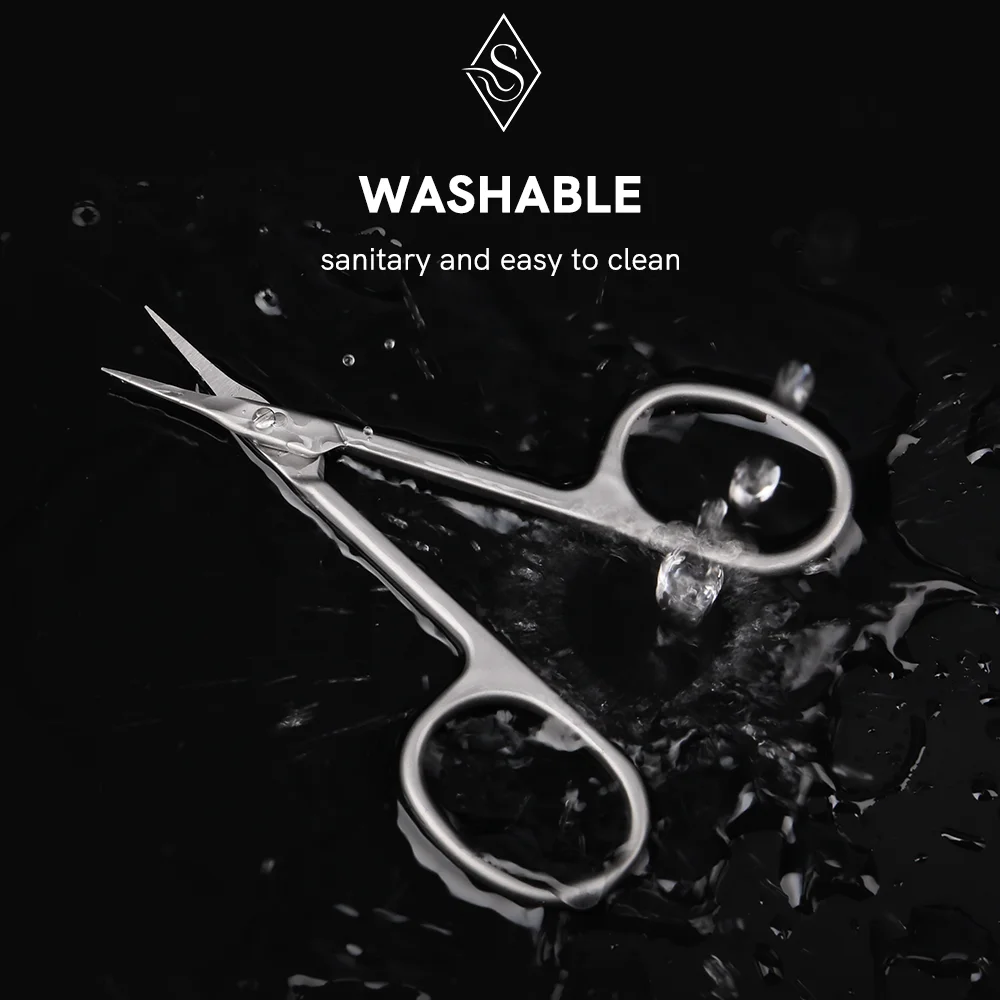 Miss Sally Cuticle Scissors Nail Manicure Scissors Cuticle Clippers Trimmer Dead Skin Remover Stainless Steel Cutters
