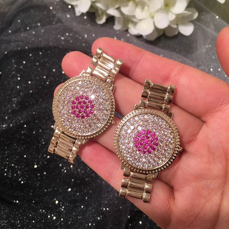 

Dazz Brand Luxury Creative Watch Dangle Earring fashion Multicolor CZ Cubic Zircon Ladies Wedding Engagement Party Gold Earrings