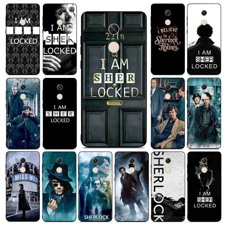 Maiyaca I Am Sherlock Holmes Sherlocked Phone Case For Redmi Note 7 8 5 9 Pro 8t Xiaomi Mi 4x 5plus 6 7a 8 Phone Case Covers Aliexpress