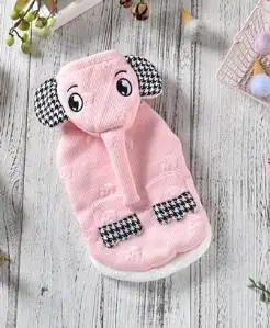 Pink Coat Милый клетчатый такса костюм зеленый розовый одежда для собак худи для щенка пальто с мехом той терьер животное кошка Комбинезон поставки - Цвет: Pink Coat