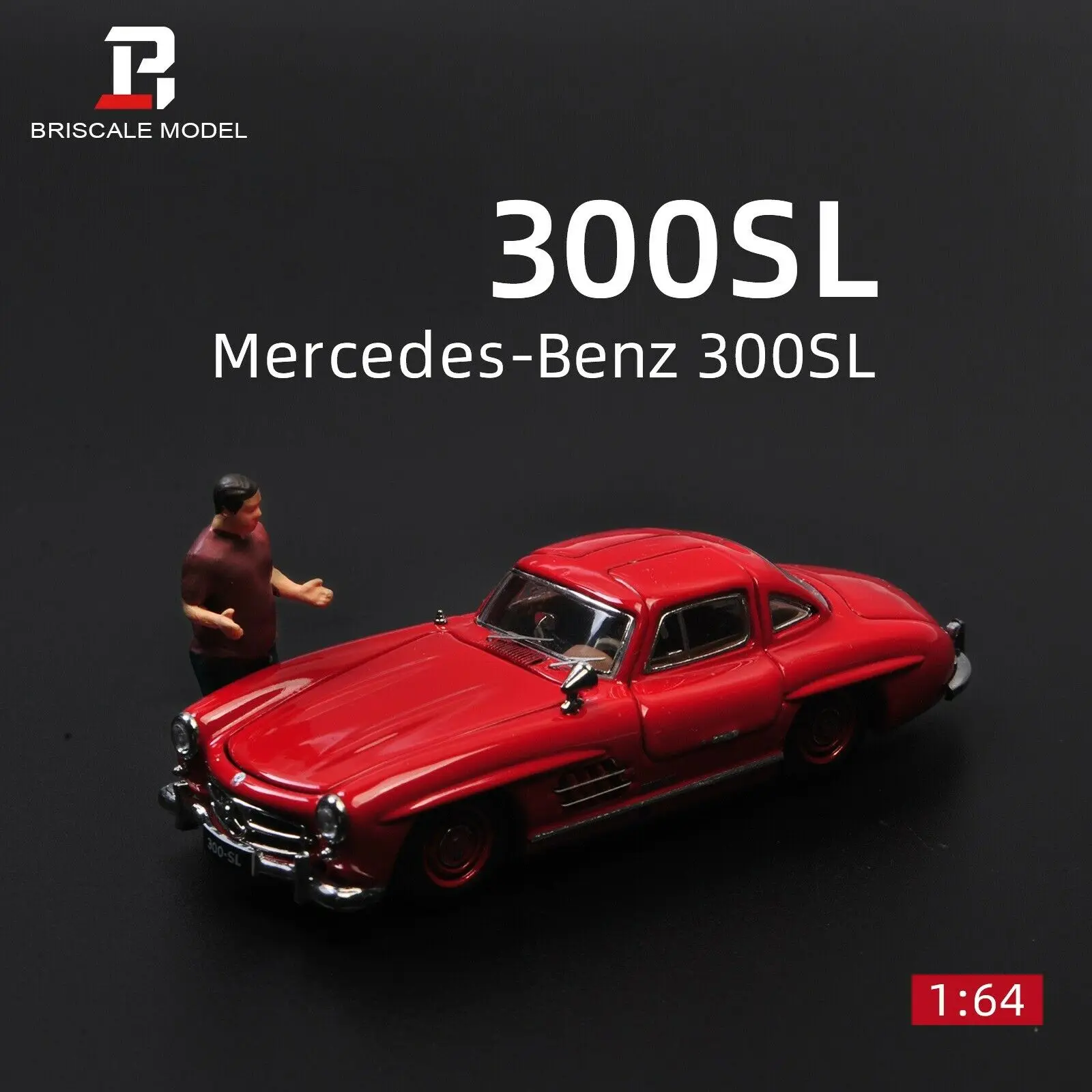 Preorder Briscale BSC 1:64 Mercedes-Benz 300SL W198 Gull-wing 1955/1957