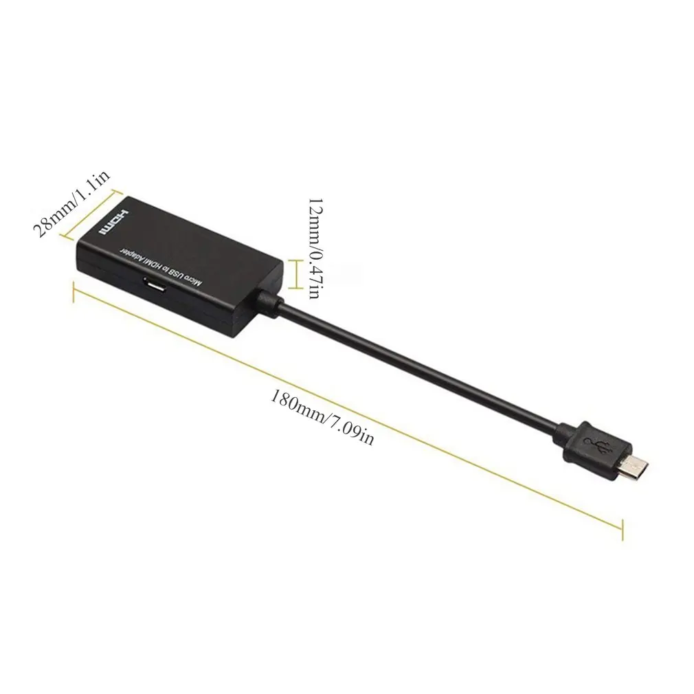 Micro USB к HDMI 1080P кабель с 5Pin к 11Pin конвертер адаптер для HDTV/смарт-сотового телефона/телевидения