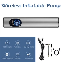 

12V 150PSI Rechargeable Air Pump Tire Inflator Wireless Portable Compressor Digital Car Tyre Pump for Car Bicycle Tires Balls
