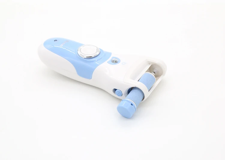 Kemei электрический прибор для удаления мозолей топ Электрический педикюр инструменты Уход за ногами Инструмент Педикюр бархат гладкая машина мозолей пилка для ног