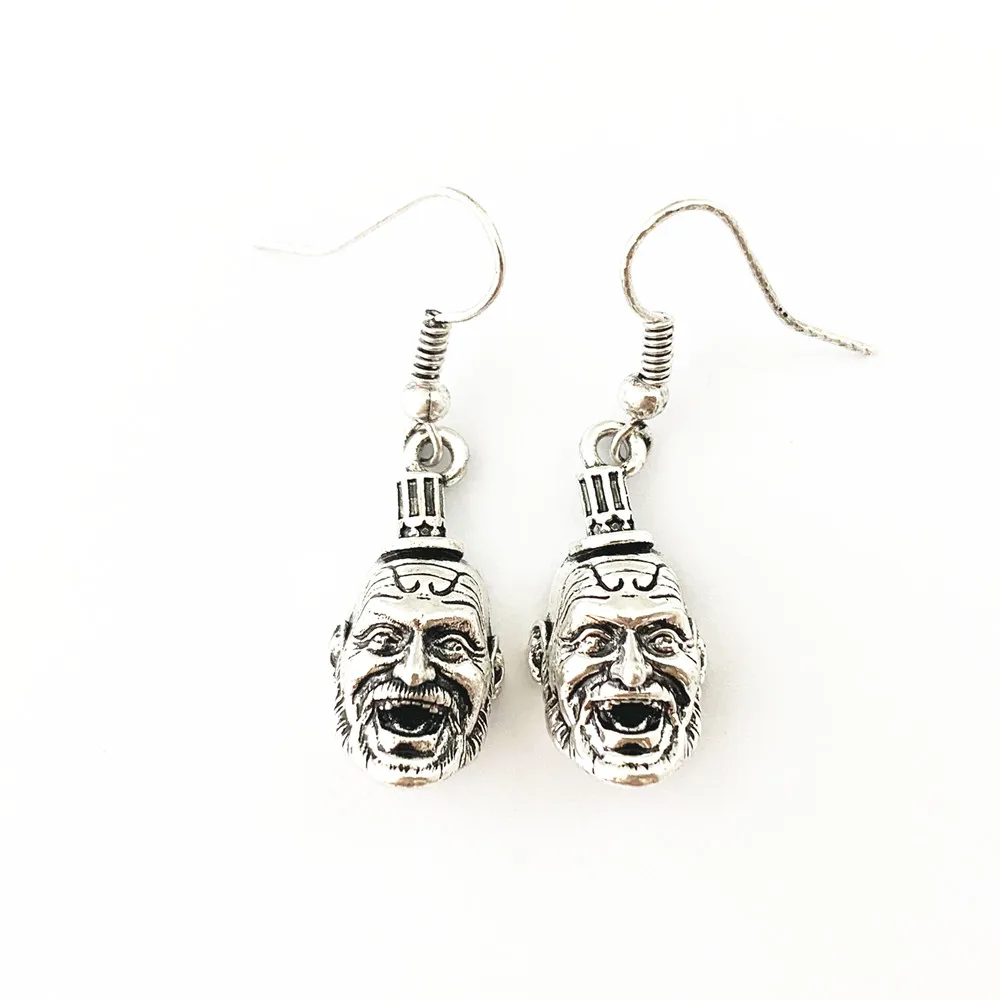 1 пара много Аннабель колдун Captain spaulding Hellraiser Leatherface Сэм кукла трюк или угощение пила Ужасы серьги XXGKHA01