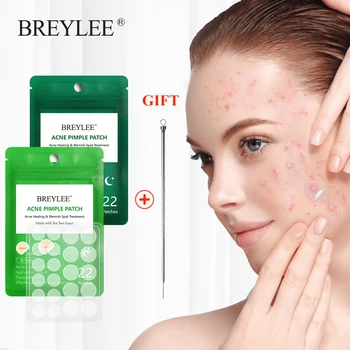 

BREYLEE Face Mask Acne Pimple Patch+1pcs Acne Removal Needle Black Dots Acne Treatment Facial Cream Sheet Mask Skin Care Tools