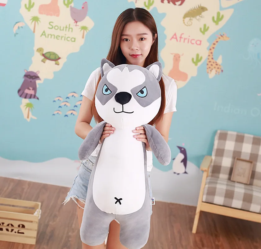

New Style Year of the Dog Mascot down Cotton Shiba Inu Doll Husky Pillow Software Bulldog Plush Toys