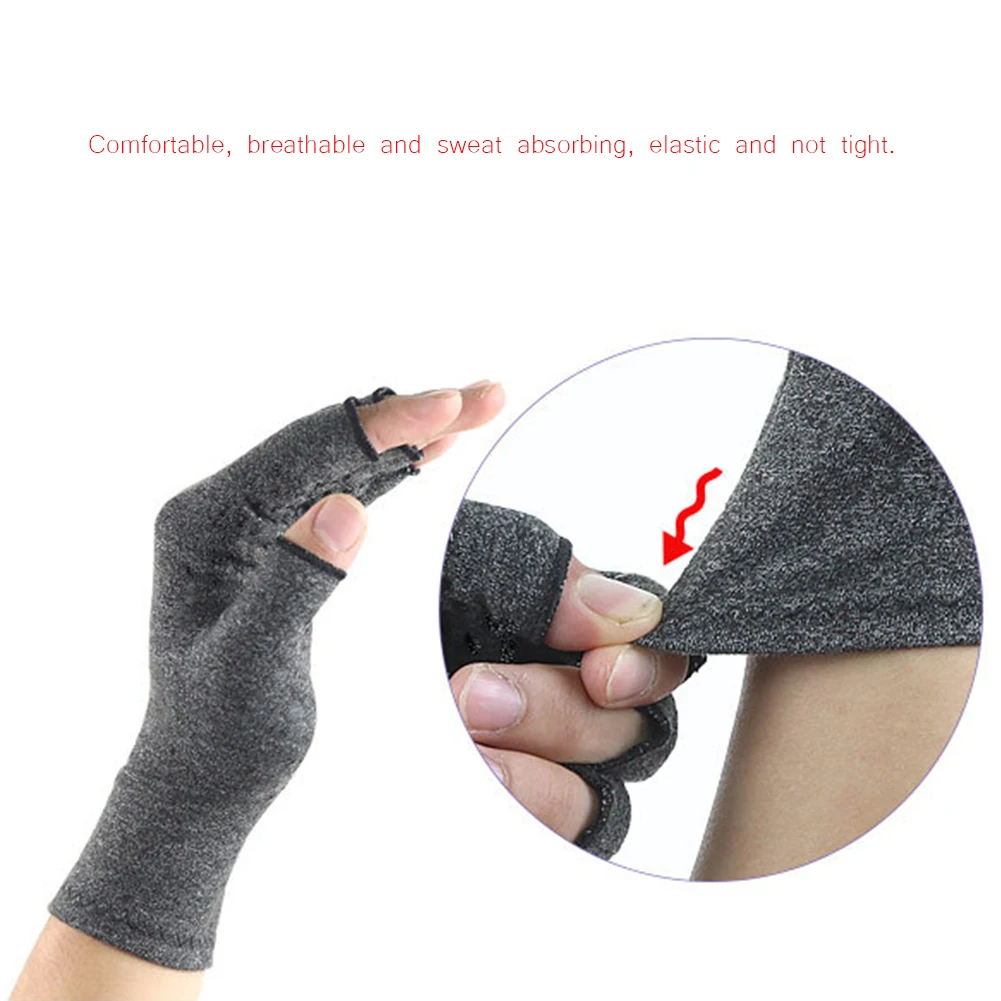 Arthritis Therapy Compression Gloves Pain Joint Relief Warm Cycling Mittens Women Men Therapy Wristband Winter Arthritis Gloves fingerless gloves compression gloves arthritis gloves