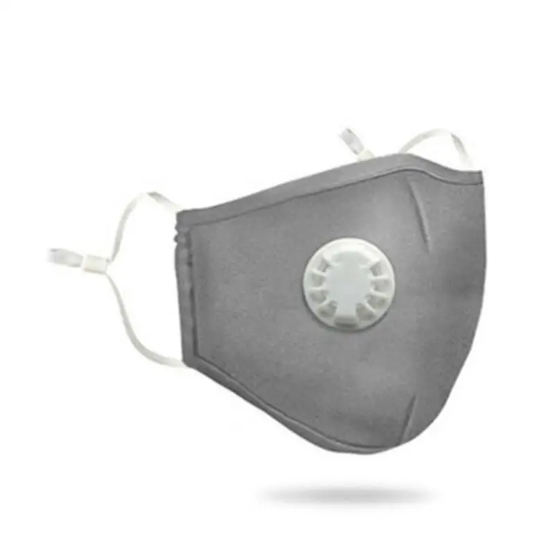 

Reusable Mask Bacteria Filter Anti Dust Face Mask Anti PM2.5+2 PCS Filters With Random Color Valve Mouth Cover Filter FFP3