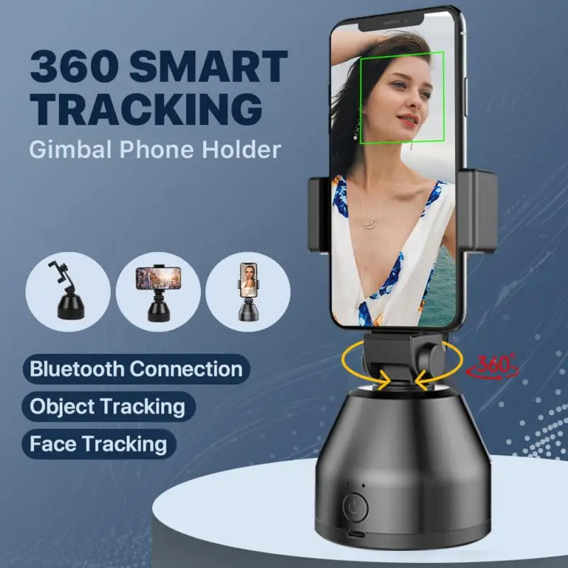 Smart Gimbal Pivo Camera 360 Auto Tracking Smart Shooting Phone Holder Auto Face Tracking Object Tracker Smart Shooting Gimbal