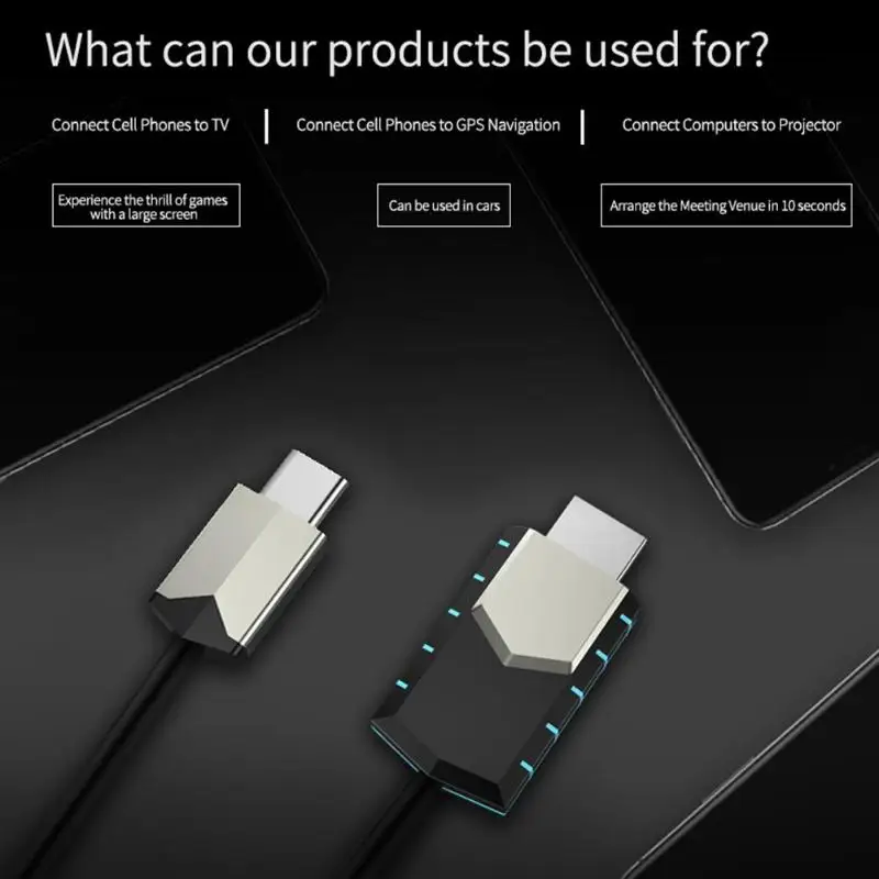 ALLOYSEED 1 м USB C type-C к HDMI 4 к 30 адаптер HZ конвертер кабель провода шнур для MacBook samsung Galaxy S9 S8+ huawei mate 20 P20